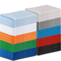 Frienda microfiber cleaning cloths in assorted colors, 7 x 6 inches