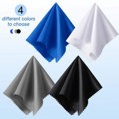 Oversized 12x12 inch microfiber cleaning cloths with devices