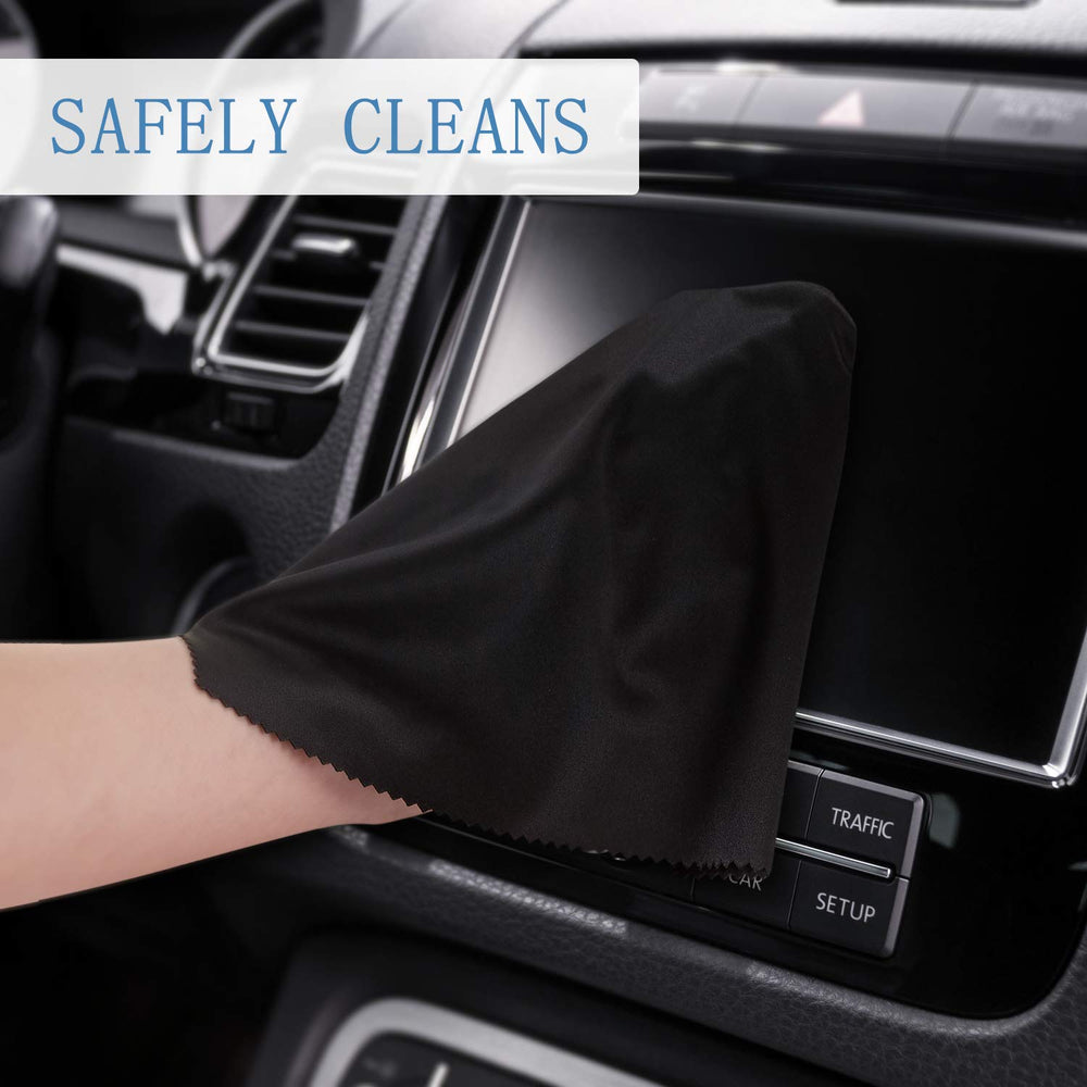 Box of Frienda microfiber cleaning cloths in assorted colors