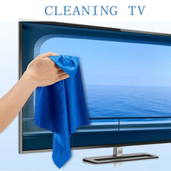 Close-up of microfiber texture suitable for streak-free cleaning
