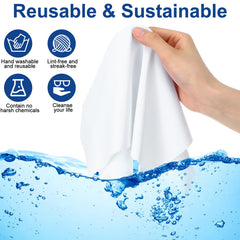 Macro view of microfiber cleaning cloths for electronics