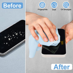 Frienda black microfiber cleaning cloths