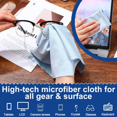 Soft microfiber material prevents scratches and lint