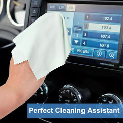 Safe for coated optics microfiber cloth for glasses and screens