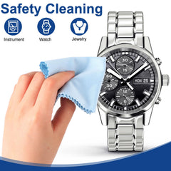 Washable and reusable microfiber cleaning cloths