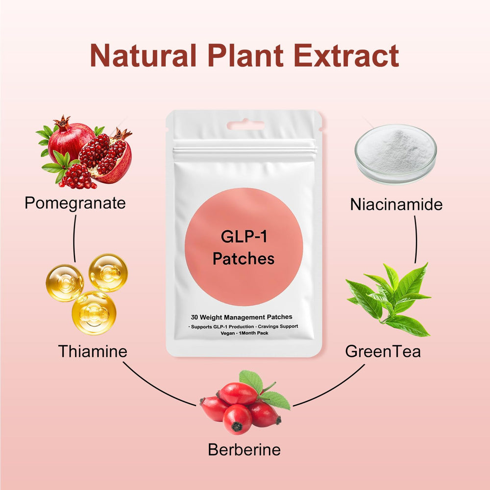 Front view of FRKSTYL GLP-1 Patch worn on skin