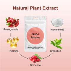 Front view of FRKSTYL GLP-1 Patch worn on skin