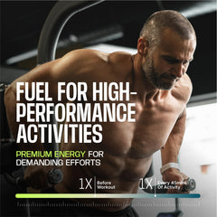 Portable energy gel packets for on-the-go fueling