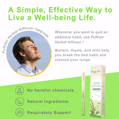 Front view of the herbal diffuser product display