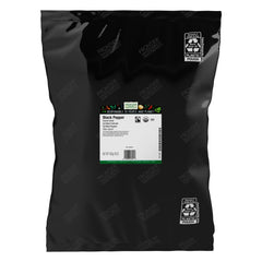 Frontier Co-op Organic Black Pepper coarse grind 1lb jar for everyday soups and sauces