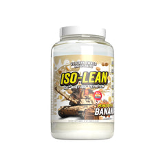 Frontline Formulations Isolean tub showing 28 servings for fast absorption and convenient fueling.