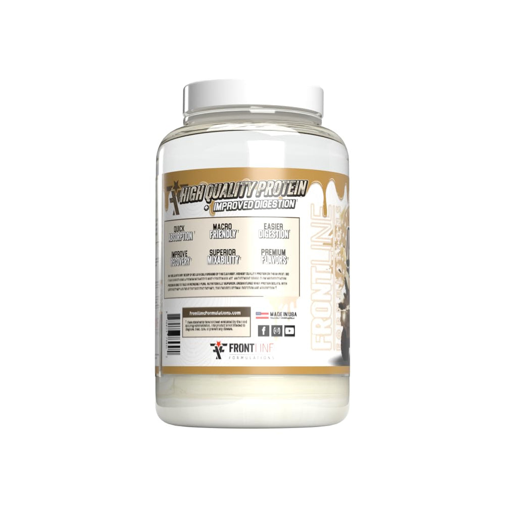 Vanilla flavor Frontline Isolean whey protein