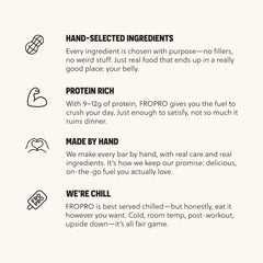 Healthy snack option from FROPRO for busy days and routines