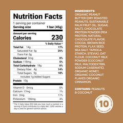 FROPRO bar with nut butter and coconut for satisfying plant protein