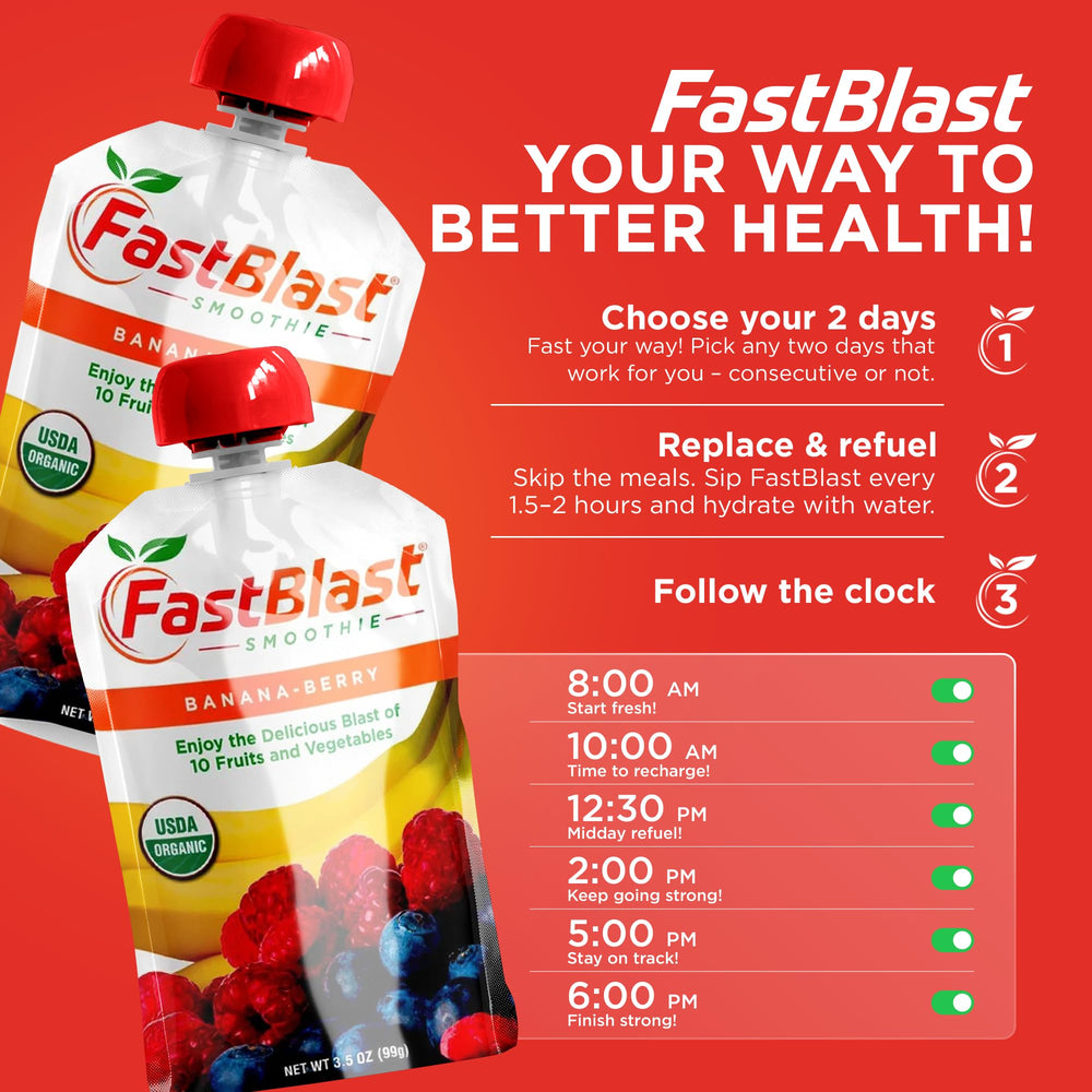 Individual Banana Berry smoothie pouch with smoothie visible