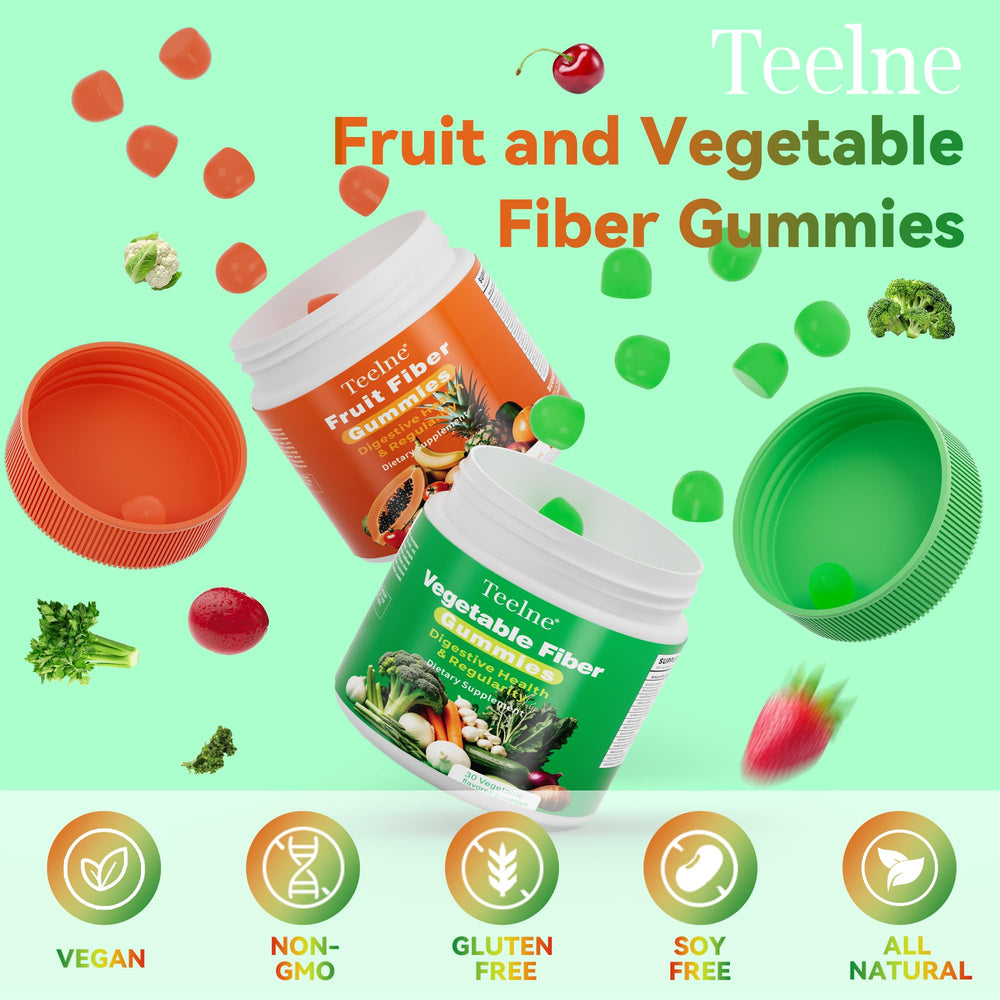 Gummies containing 30+ fruits and vegetables