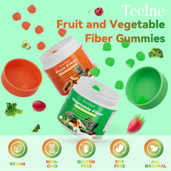 Gummies containing 30+ fruits and vegetables