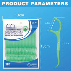 Hygienic and safe dental floss material