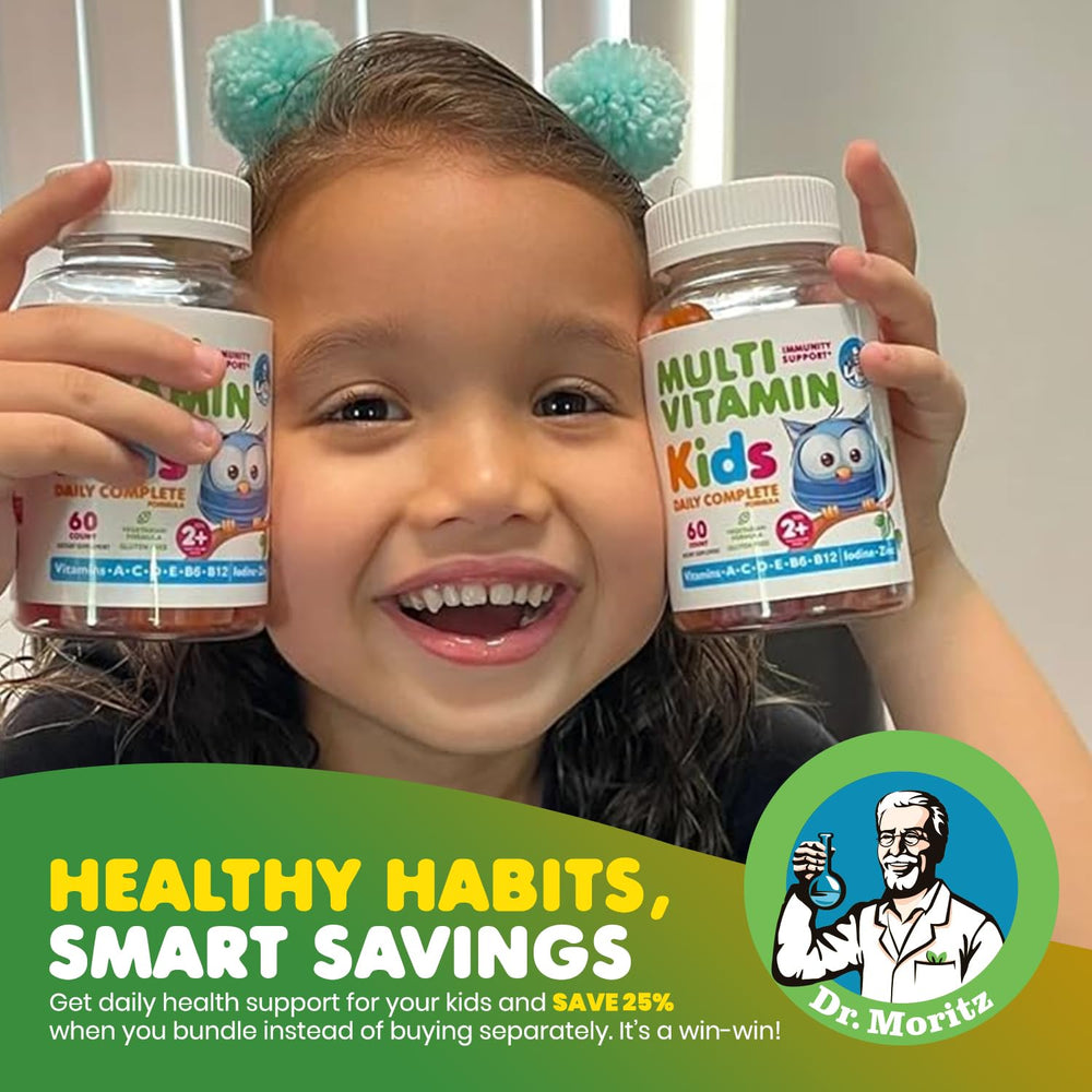 Orange cherry and strawberry fruit flavored gummies