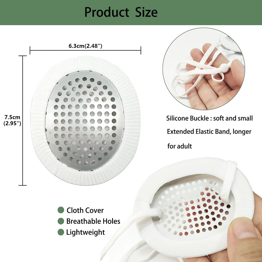 Breathable eye shield patch with protective edge