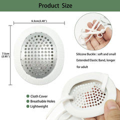Breathable eye shield patch with protective edge