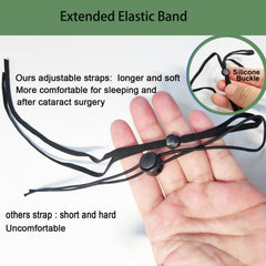 Durable PC plastic eye shield, skin-friendly and reusable