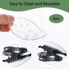 Ventilated eye shield with air-flow design