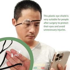Left and right eye shields included for adults and teens