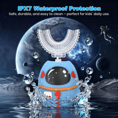 IPX7 waterproof silicone body of the kids toothbrush