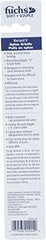 Fuchs Adult Soft Record V Nylon Bristle Toothbrush angled view
