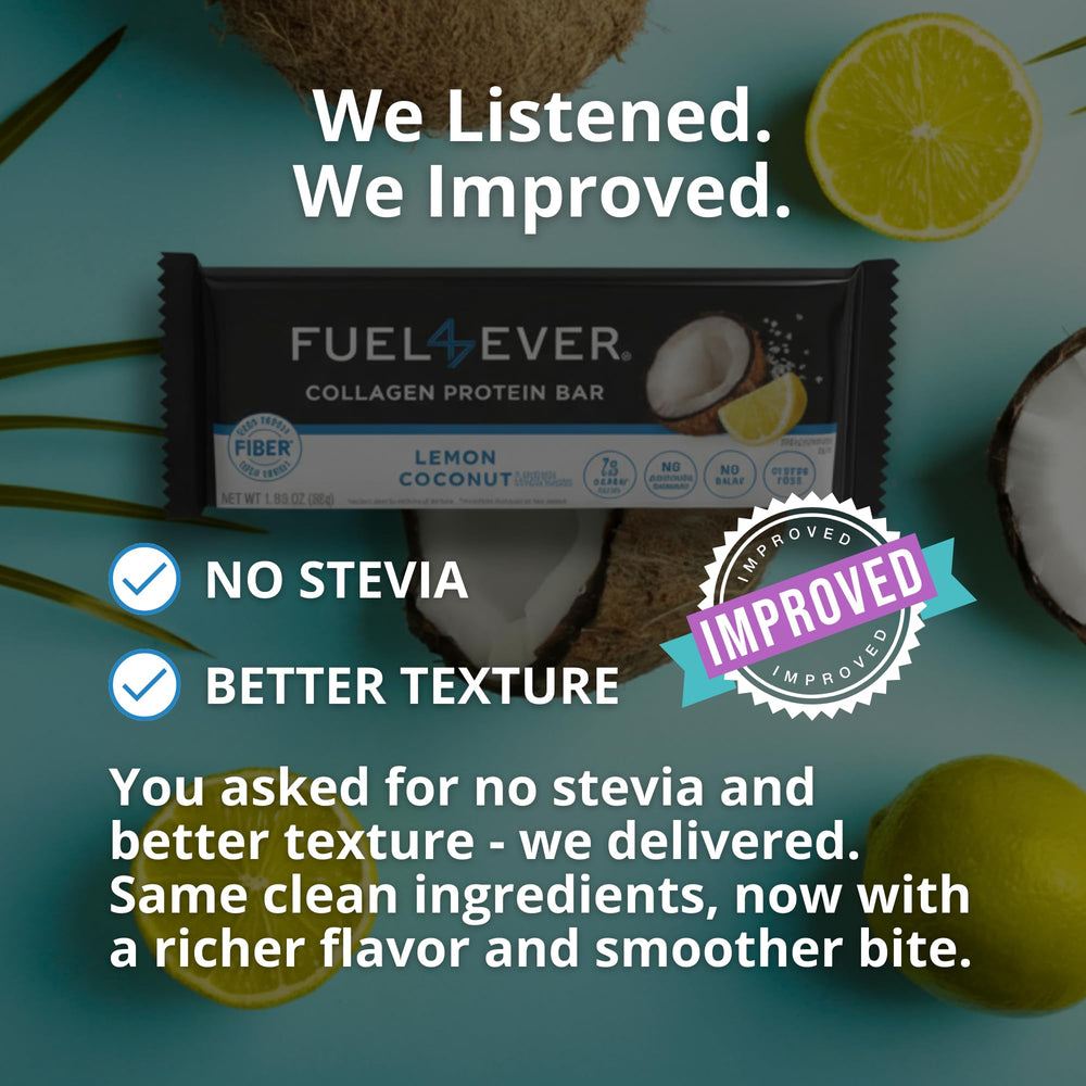 Fuel 4 Ever Chocolate Almond bar close-up highlights chewy texture and rich flavor.