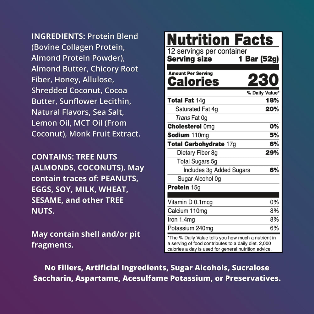 Fuel 4 Ever Lemon Coconut bar close-up shows bright lemon, creamy coconut texture.