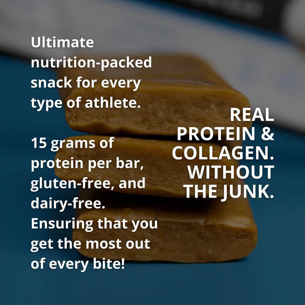 Fuel 4 Ever Peanut Butter Oatmeal bar close-up with nutty aroma and satisfying bite.