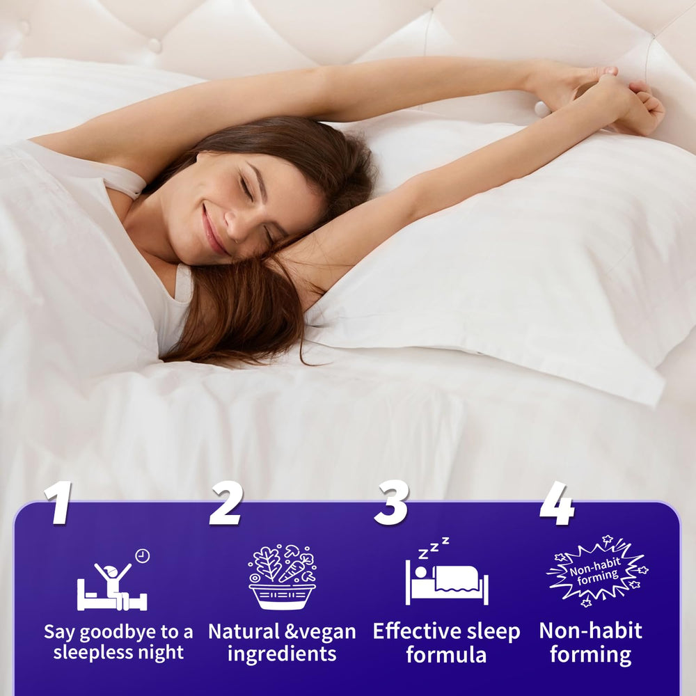 Sugar-free, gluten-free, non-GMO and Paleo-friendly sleep supplement