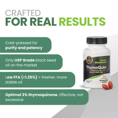 Full-spectrum black seed oil capsules close-up