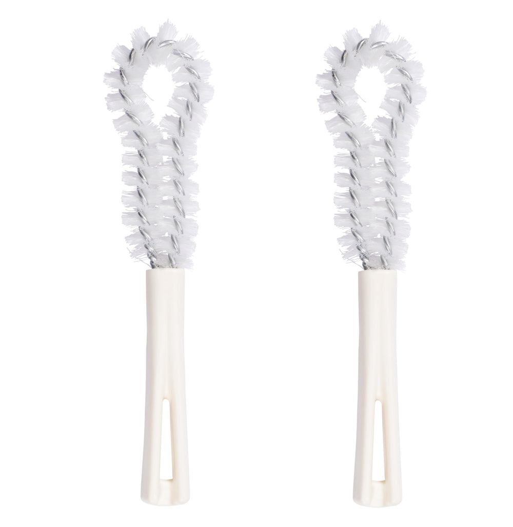 Fuller Brush Dental Plate Brush head close-up with rust resistant wire bristles