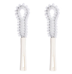Fuller Brush Dental Plate Brush head close-up with rust resistant wire bristles