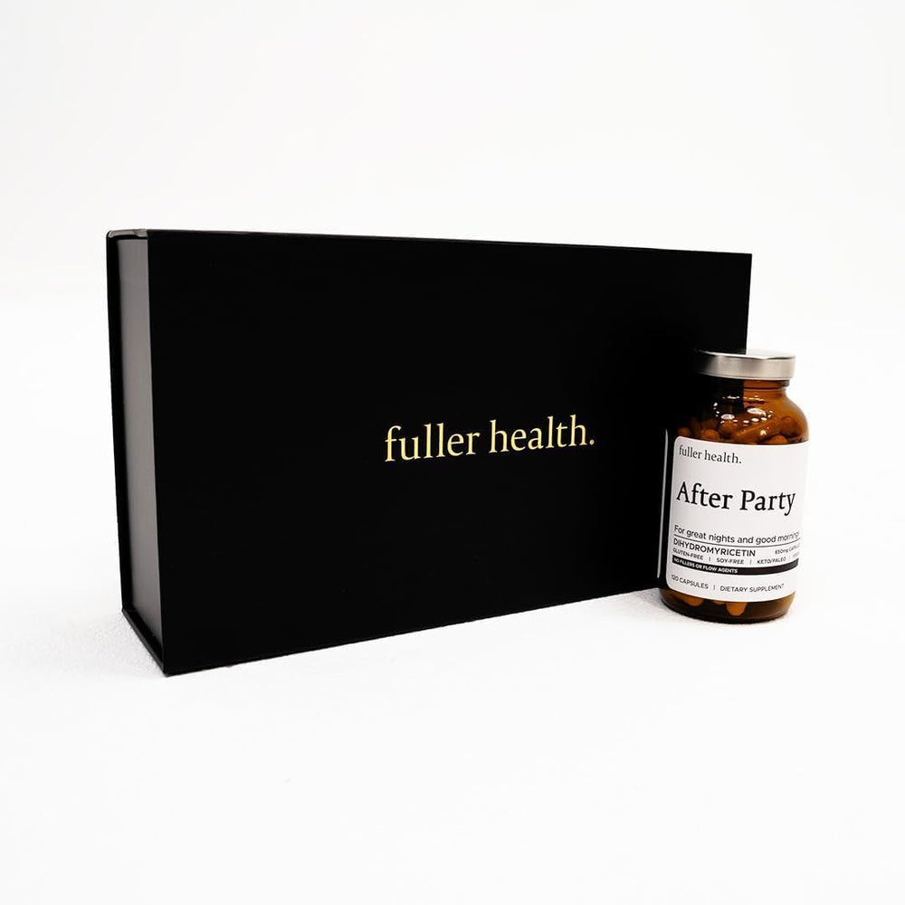 3 capsules shown as recommended serving before bed