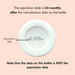 Top view of FullWell Prenatal Vitamins bottle