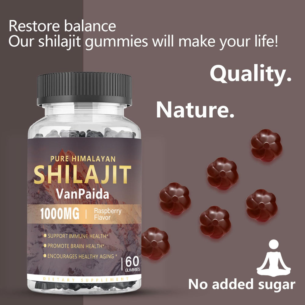 Fulvic acid and ashwagandha added to the gummies