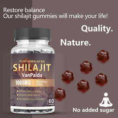 Fulvic acid and ashwagandha added to the gummies