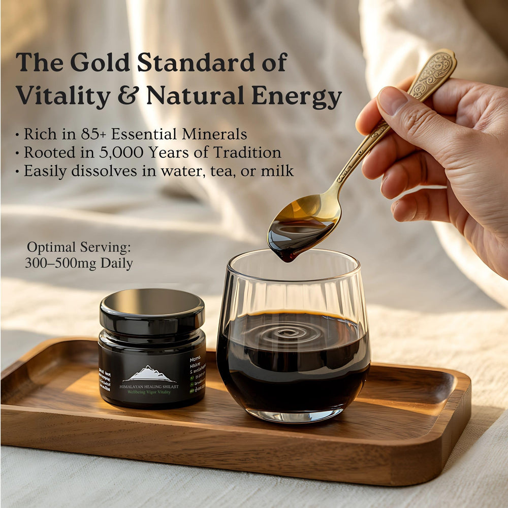 Shilajit resin with fulvic acid and minerals