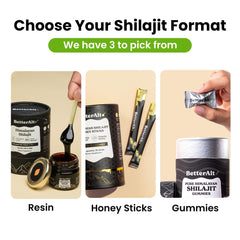 Shilajit gummies with 75 percent fulvic acid content