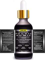 USA-made organic Fulvic Humic supplement packaging