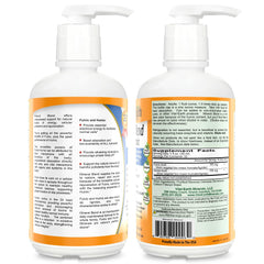 Close-up of pump on 32 ounce bottle