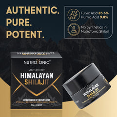 Fulvic and Humic minerals content in Shilajit