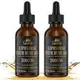 Front view of Susatentar 2000 mg liposomal fulvic and humic acid liquid complex bottle