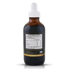 Fulvika Black Trace Mineral Drops packaging and USA-made label