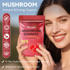 Assorted functional mushrooms: Reishi, Chaga, Turkey Tail, Maitake