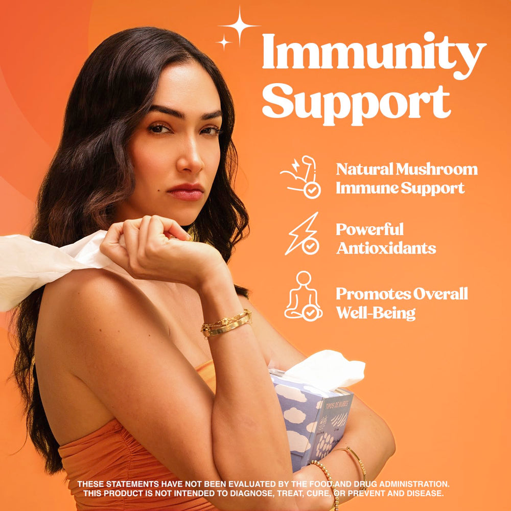 Vitamin C and zinc supplement imagery associated with immune support